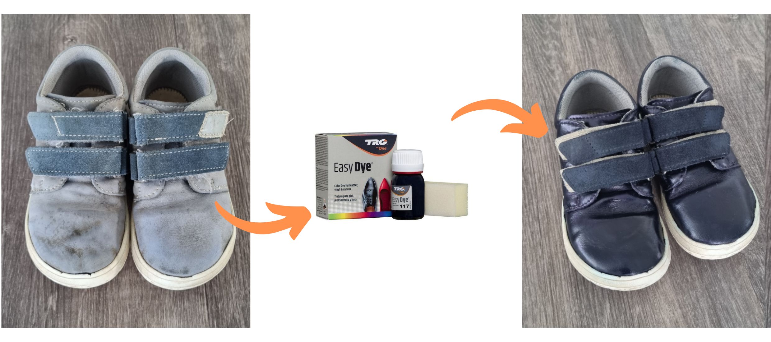 Modrá Barva na kůži 117 Navy Blue Easy Dye TRG